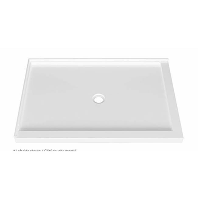 Acryline Shower base rectangular corner 60'' x 36'' leak free, L/H side, central drain