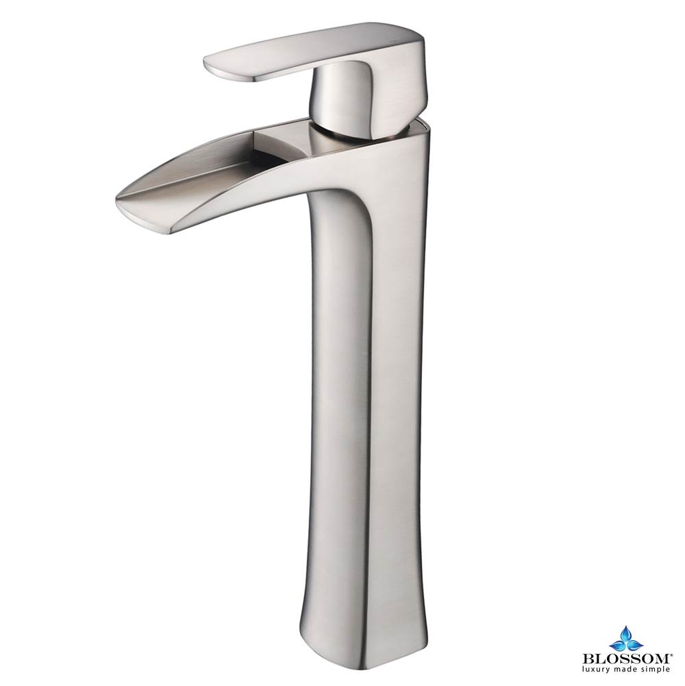 Blossom Single Handle Lavatory Faucet - Brush Nickel