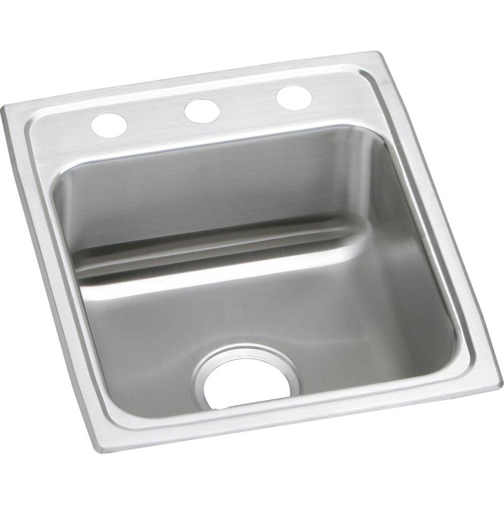 Elkay Lustertone Classic Stainless Steel 17'' x 20'' x 7-5/8'', 0-Hole Single Bowl Drop-in Sink