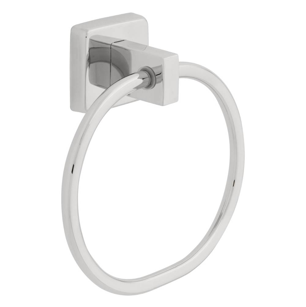 Franklin Brass Century Towel Ring, Bright Stainless Steel