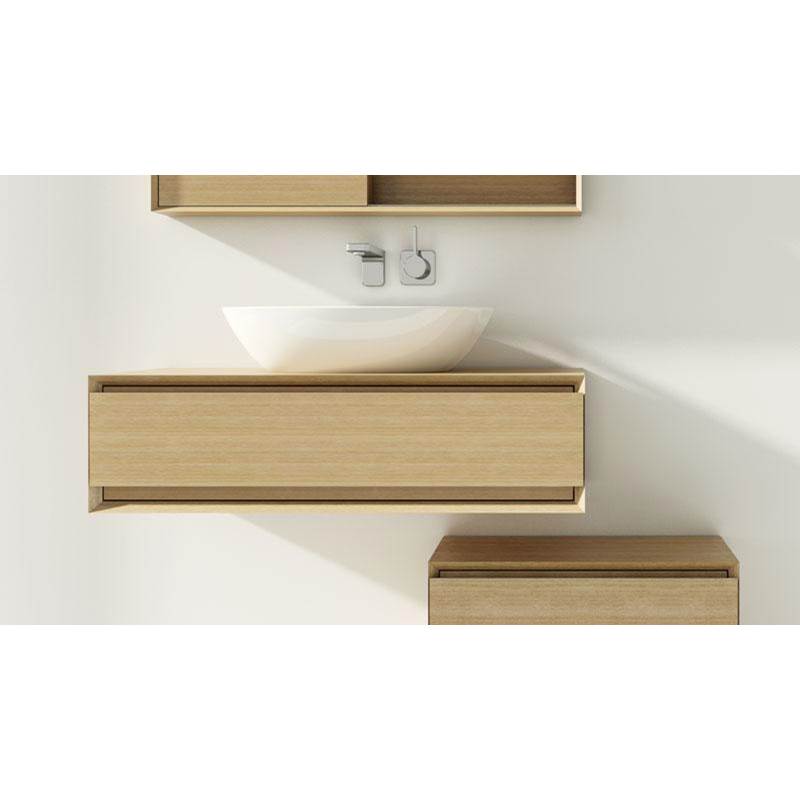 WETSTYLE Furniture ''M Metro'' - Vanity Wall-Mount 20 X 10 - 18 Depth - Lacquer Wetmar White High Gloss